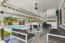 Location villa  au diamant piscine 8 personnes  - vue de la terrasse 2